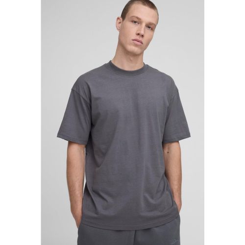 T-shirt basique oversize à col ras-du-cou - S - Boohooman - Modalova