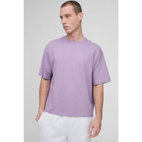 T-shirt oversize à broderie BM - S - Boohooman - Modalova