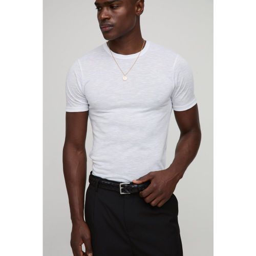 T-shirt moulant - S - Boohooman - Modalova