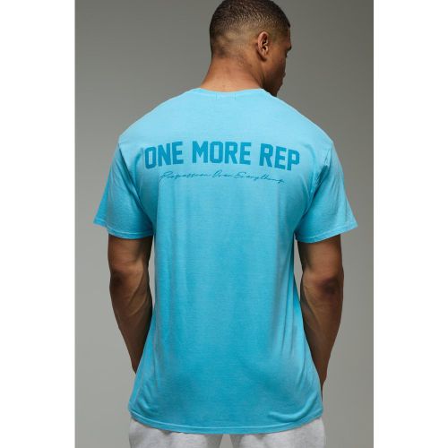 T-shirt de sport oversize délavé - MAN Active - S - Boohooman - Modalova