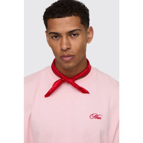 Foulard en coton - ONE SIZE - Boohooman - Modalova