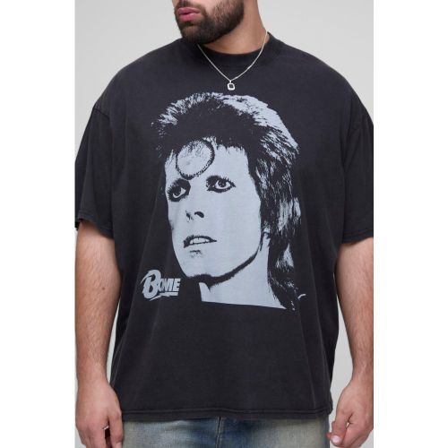 Grande taille - T-shirt oversize délavé imprimé - 2XL - Boohooman - Modalova