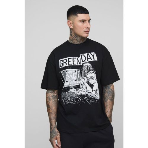 Tall - T-shirt oversize imprimé Green Day - 2XL - Boohooman - Modalova