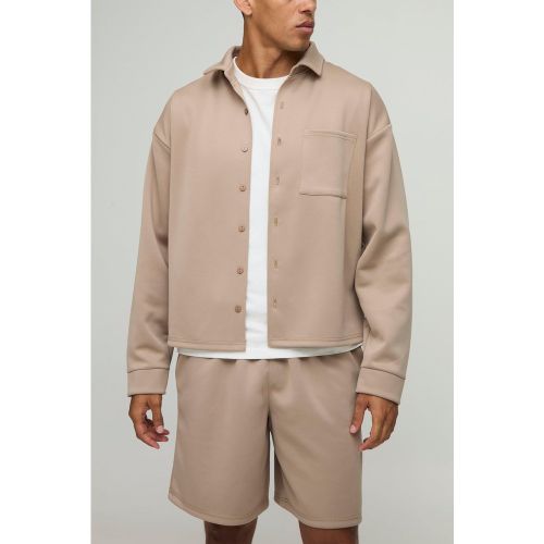 Ensemble oversize avec veste Harrington et short - S - Boohooman - Modalova
