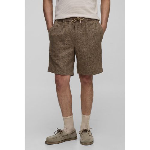 Short large à chevrons - 28 - Boohooman - Modalova