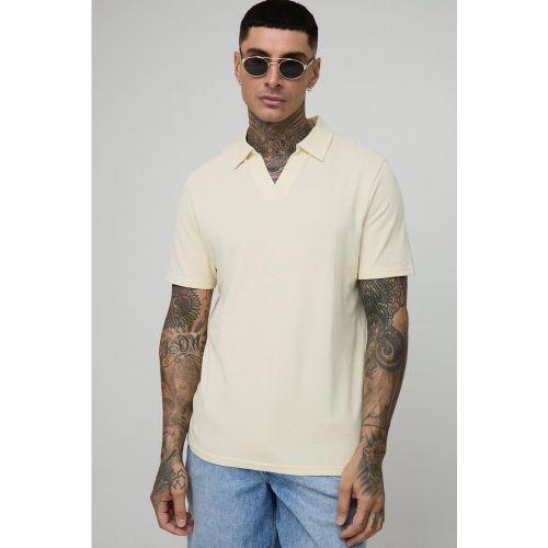 Tall - Polo cintré piqué - 2XL - Boohooman - Modalova