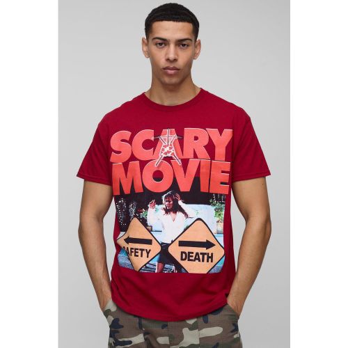 T-shirt oversize imprimé à imprimé Scary Movie - S - Boohooman - Modalova