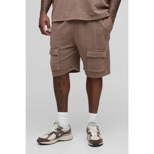 Grande taille - Short cargo large en jersey - 2XL - Boohooman - Modalova