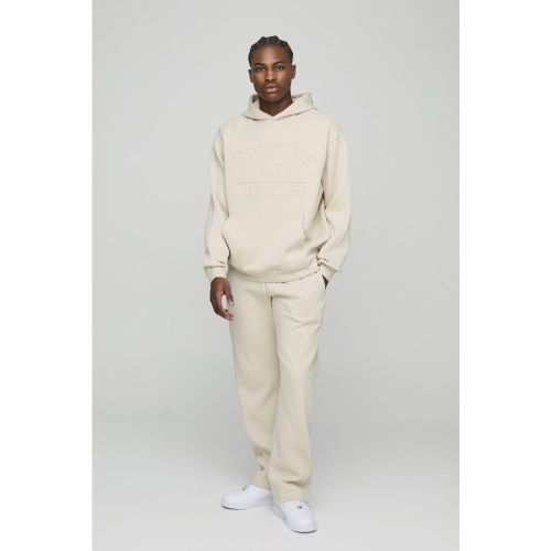 Sweat à capuche oversize à slogan - S - Boohooman - Modalova