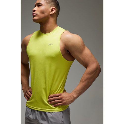 Débardeur droit performance à imprimé camouflage - MAN Active - 2XL - Boohooman - Modalova