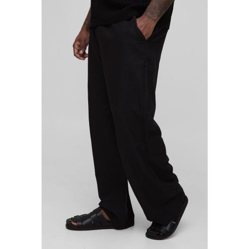 Grande taille - Pantalon large synthétique à taille élastiquée - 2XL - Boohooman - Modalova