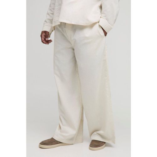 Grande taille - Pantalon baggy à taille élastiquée - 2XL - Boohooman - Modalova