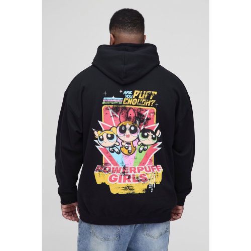Grande taille - Sweat à capuche à imprimé Power Puff Girls homme - 2XL - Boohooman - Modalova