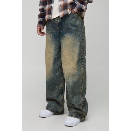 Tall - Jean baggy délavé - 30 - Boohooman - Modalova