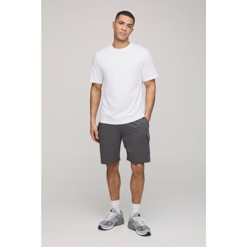 Ensemble basique avec t-shirt et short - S - Boohooman - Modalova