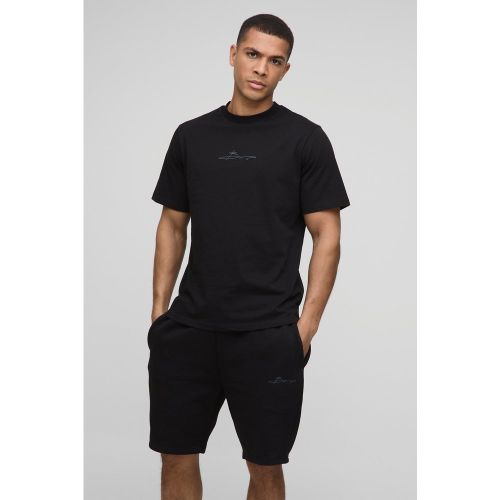 Ensemble avec t-shirt et short - S - Boohooman - Modalova