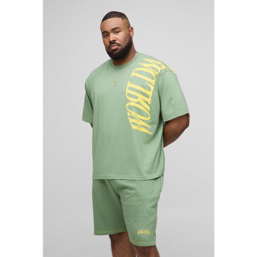 Grande taille - Ensemble oversize à coutures apparentes - 2XL - Boohooman - Modalova