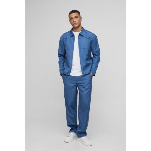 Ensemble avec veste zippée et veste - S - Boohooman - Modalova