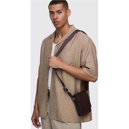 Sac à bandoulière en synthétique - ONE SIZE - Boohooman - Modalova