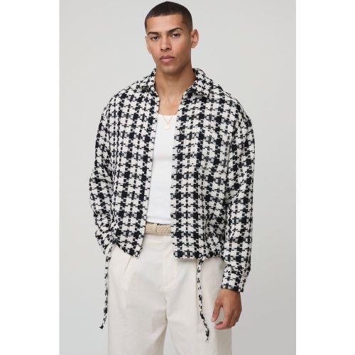 Surchemise oversize à carreaux - S - Boohooman - Modalova