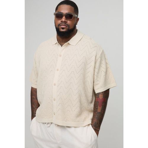 Grande taille - Chemise oversize à manches courtes - 2XL - Boohooman - Modalova