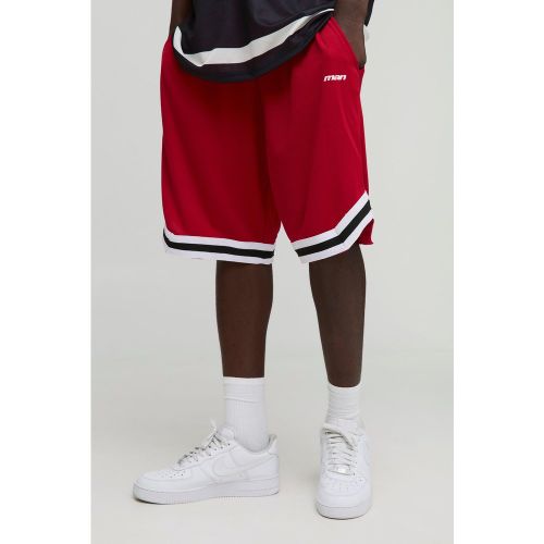 Short de basket mi-long en mesh - MAN - S - Boohooman - Modalova