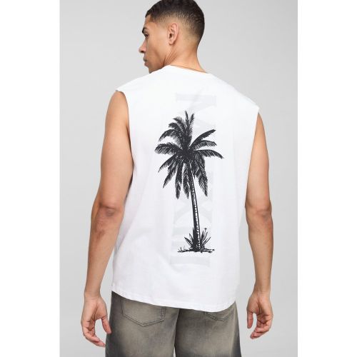 Débardeur oversize à imprimé palmier - S - Boohooman - Modalova