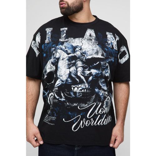 Grande taille - T-shirt oversize à coutures apparentes - 2XL - Boohooman - Modalova