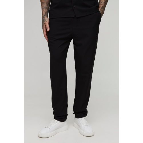 Tall - Pantalon slim technique à taille élastiquée - 2XL - Boohooman - Modalova