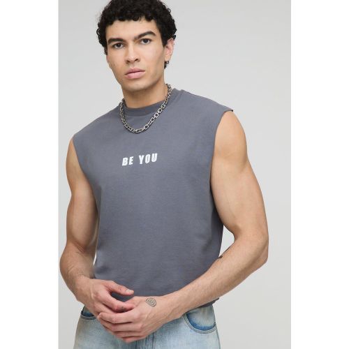 Débardeur oversize délavé - Pride - S - Boohooman - Modalova