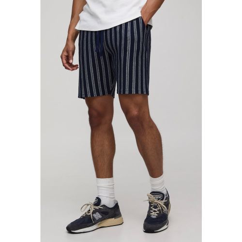 Short slim en crochet à taille élastiquée - S - Boohooman - Modalova