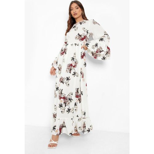 Robe Longue À Volants - 38 - boohoo - Modalova