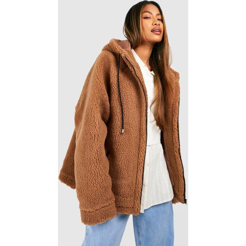 Manteau Oversize En Synthétique - 36 - boohoo - Modalova