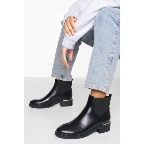 Bottes Chelsea À Élastique Côtelé - 36 - boohoo - Modalova