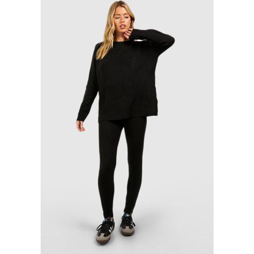 Ensemble De Survêtement En Maille Douce - S - boohoo - Modalova