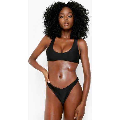 Haut De Maillot De Bain À Col Rond - 34 - boohoo - Modalova