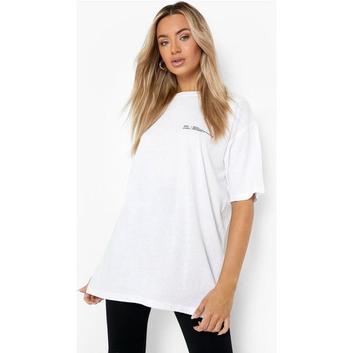 T-Shirt Oversize À Imprimé - boohoo - Modalova