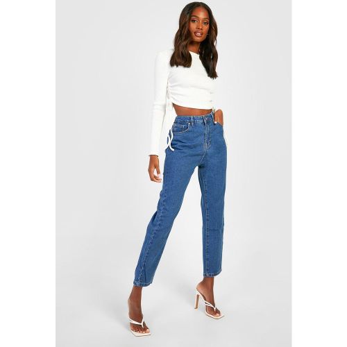 Jean Mom Taille Haute - 34 - boohoo - Modalova