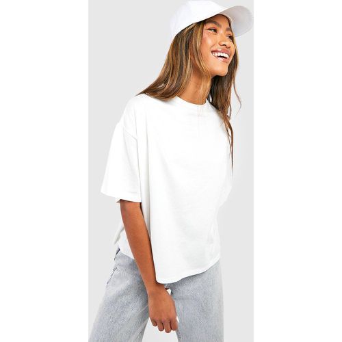 T-Shirt Oversize Basique - Blanc Écru - 34, Blanc Écru - boohoo - Modalova