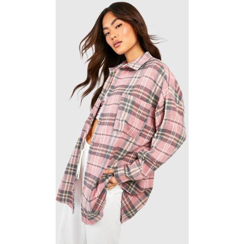 Chemise À Carreaux Oversize - 36 - boohoo - Modalova