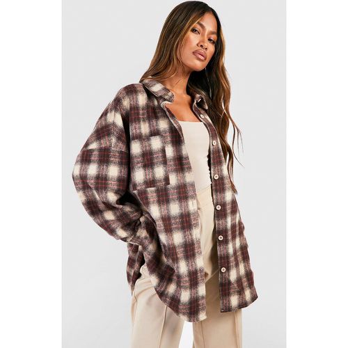 Chemise À Carreaux Oversize - 36 - boohoo - Modalova