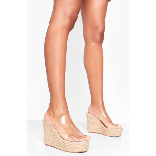 Chaussures À Talon Et Lanière Transparente - 36 - boohoo - Modalova