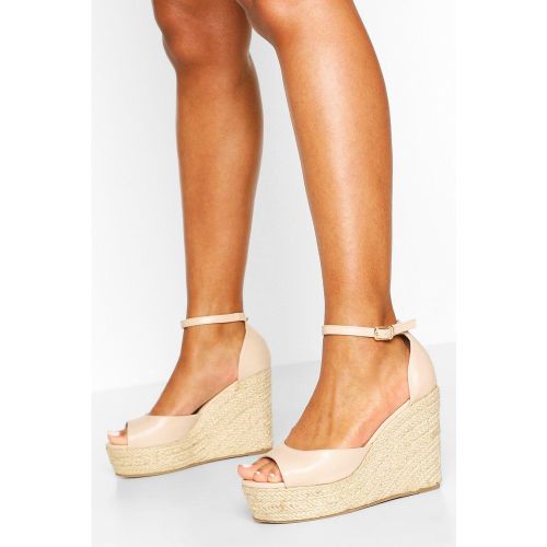 Espadrilles À Talon Compensé - 36 - boohoo - Modalova