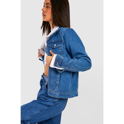 Veste En Jean Style Cowboy - 42 - boohoo - Modalova