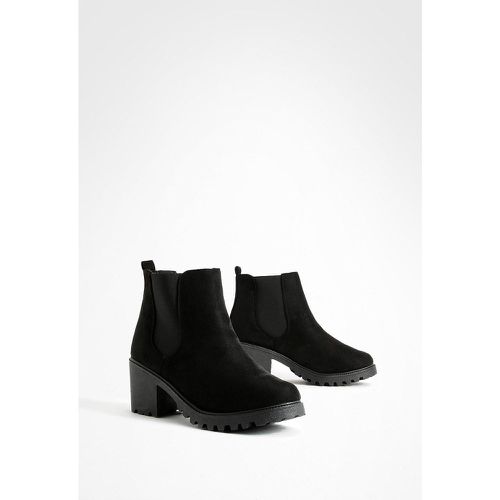 Bottes Chelsea À Semelle Épaisse - Pointure Large - 40 - boohoo - Modalova