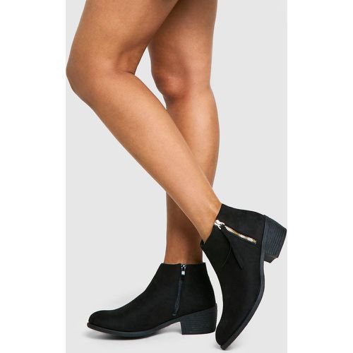 Bottines Chelsea Zippées - 37 - boohoo - Modalova