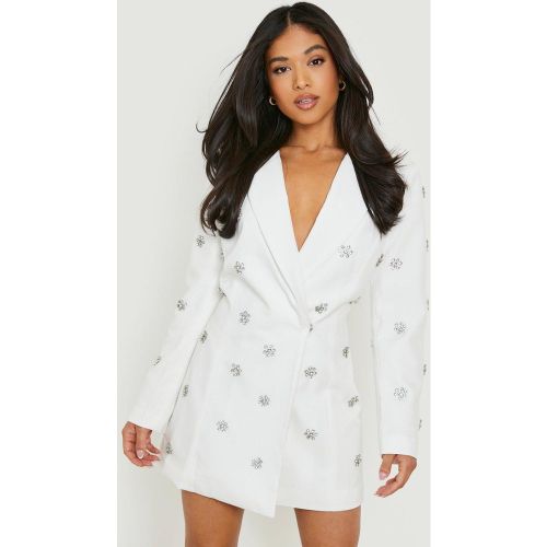 Petite" - Robe Blazer À Ornements Strassés - 34 - boohoo - Modalova