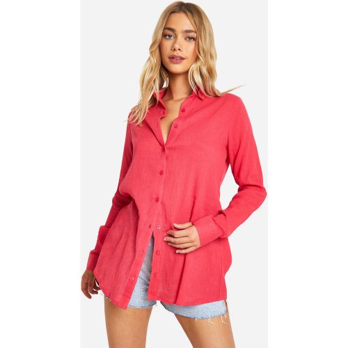 Chemise Oversize Texturée - 34 - boohoo - Modalova