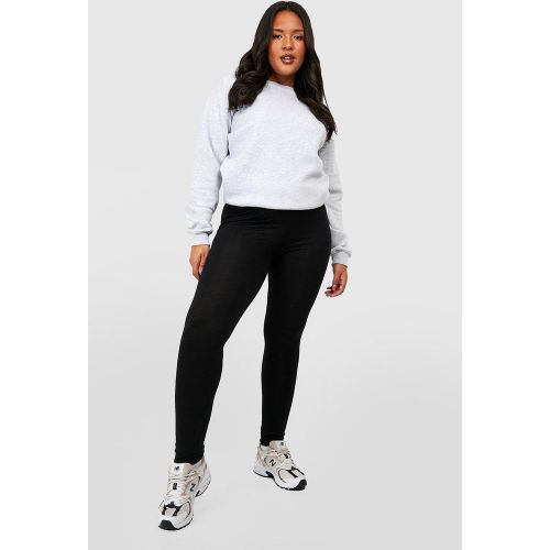 Grande Taille - Legging Basique En Coton Mélangé - 56 - boohoo - Modalova