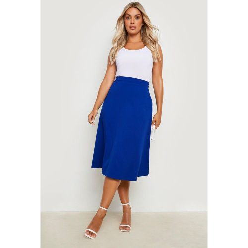 Grande Taille - Jupe Patineuse En Tissu Crêpe - 48 - boohoo - Modalova